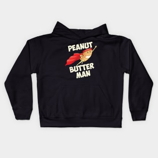 Peanut Butter Man Funny Halloween Costume Kids Hoodie